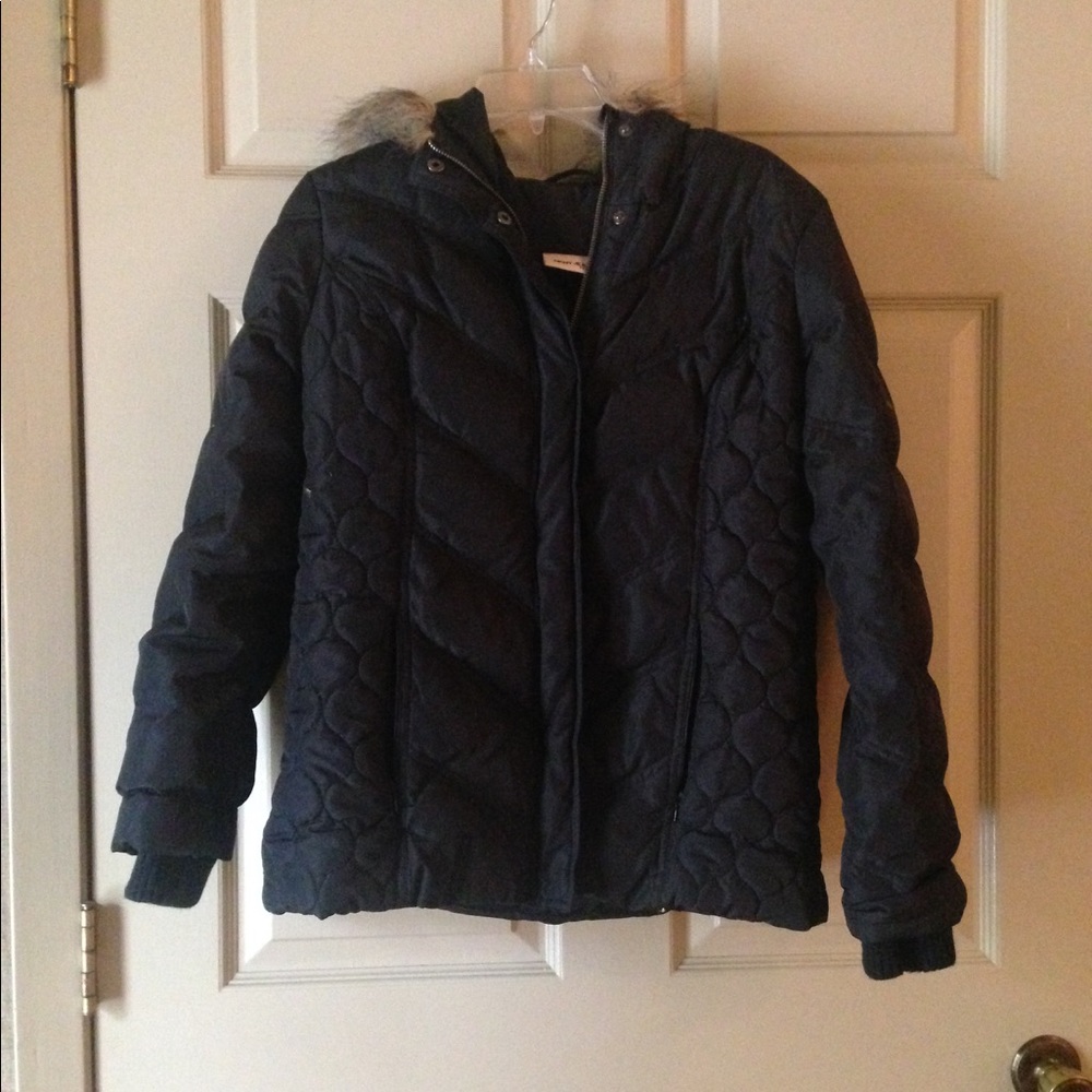 ❄️Jacket/ DKNY Jeans petite hooded jacket